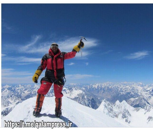صعود ⁧عظیم قیچی‌ساز ⁩به ۱۴ قله بالای ۸٠٠٠ متر جهان افتخاری برای کشورمان است