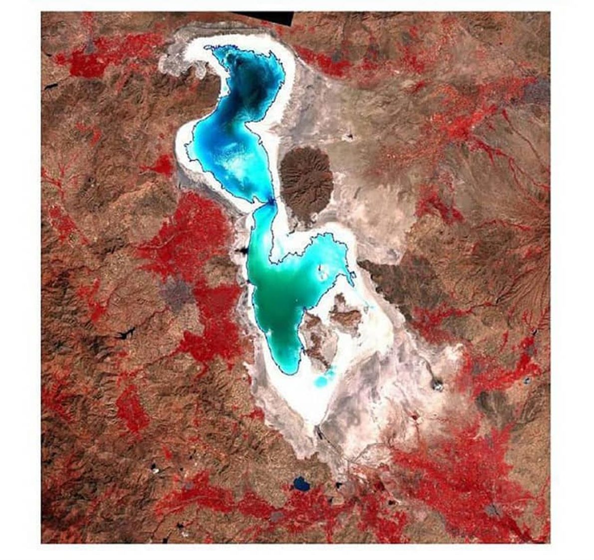 افزایش مساحت دریاچه ارومیه ۱۵۰ کیلومتر مربع/ فناوری فضایی در بهبود کسب و کارهای خدماتی موثر است
