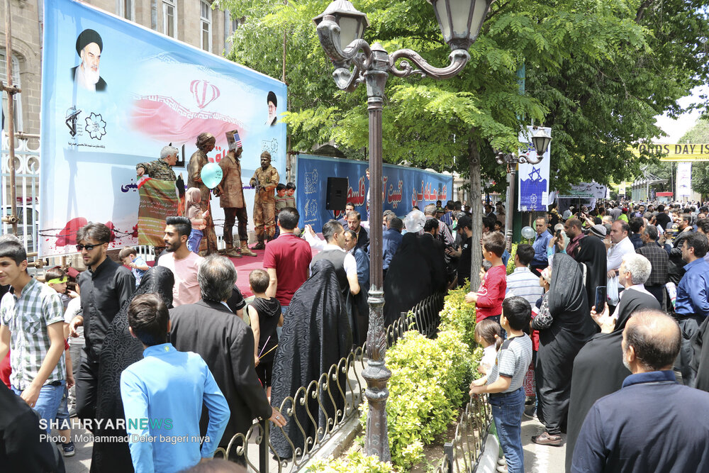 شکوه یک حضور/ اقدامات گسترده شهرداری تبریز برای برگزاری راهپیمایی باشکوه قدس