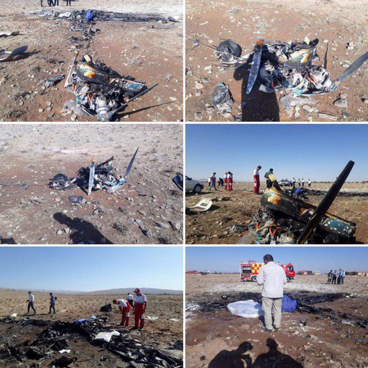 سقوط هواپیمای آموزشی در سمنان + جزییات