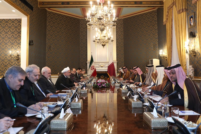ایران از توسعه بیش از پیش روابط با همسایگان بویژه قطراستقبال می کند