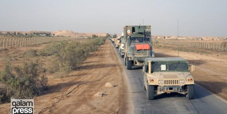 یک کاروان لجستیک ارتش آمریکا در مرکز عراق هدف قرار گرفت