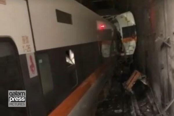 تصادف مرگبار قطار و کامیون در تایوان با ۳۶ کشته+فیلم و تصاویر