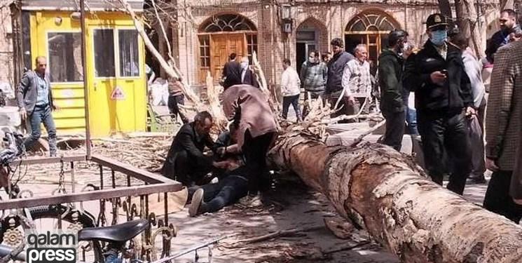 یک کشته و ۶ مصدوم تلفات طوفان در آذربایجانشرقی