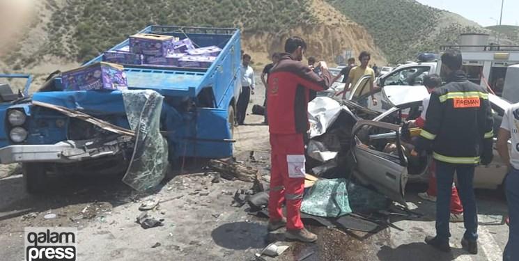 سه کشته در تصادف پژو با نیسان در محور اهر- تبریز