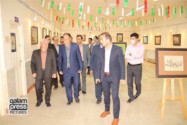 افتتاح نمایشگاه خوشنویسی "نوای نی" در بستان آباد