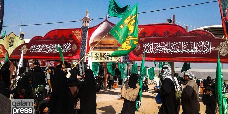 موکب جنتالحسین(ع) پیشاپیش موکبهای ایرانی