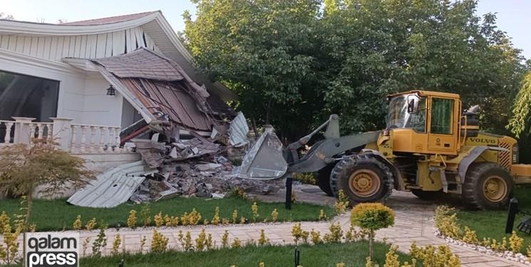 قلع و قمع بیش از ۸۰ فقره ساخت و ساز غیرمجاز در بستان آباد
