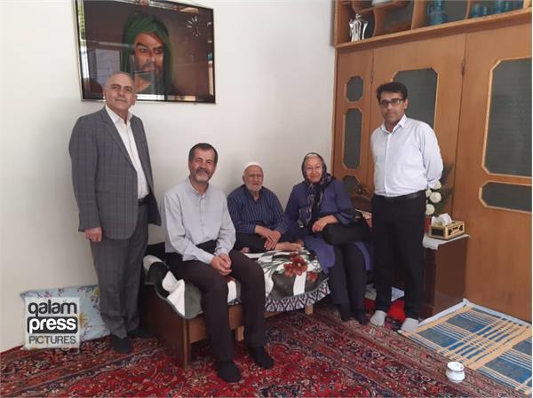 دیدار اساتید بزرگ زبان و ادبیّات فارسی با استاد کریمی‌‎مراغه‌‎ای