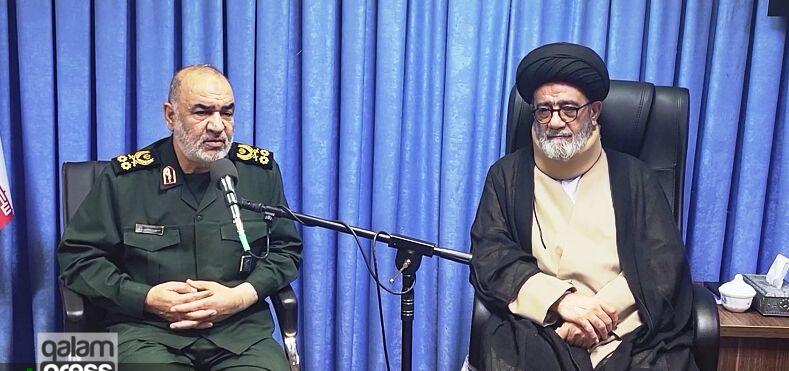 سردار سلامی: آرامش مردم و پیشرفت کشور اولویت نیروهای مسلح است