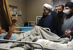 عیادت معاون اول قوه قضائیه از مجروحان حادثه تروریستی شیراز