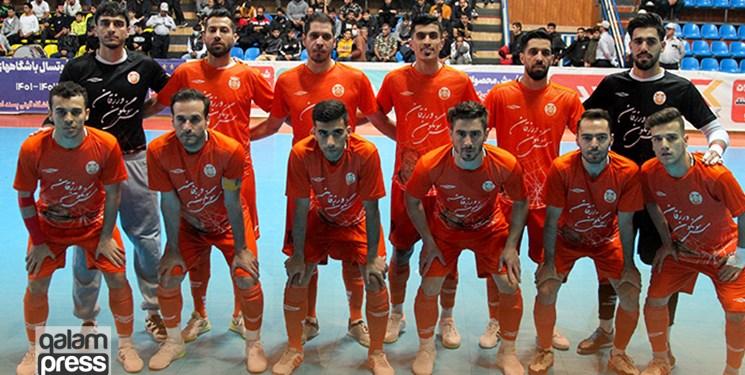 تیم فوتسال مس سونگون قهرمان نیم فصل شد