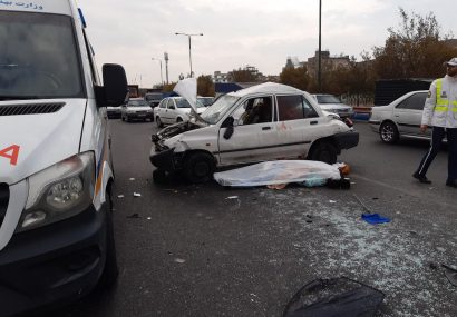 سانحه رانندگی در اتوبان پاسداران تبریز؛ جوان ۲۴ ساله فوت کرد + تصاویر