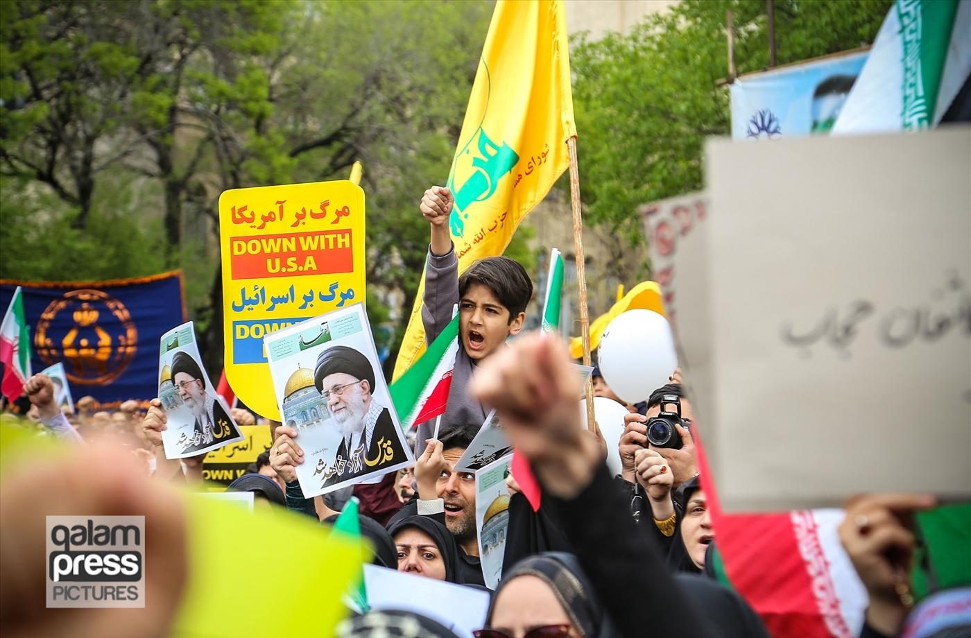 راهپیمایی «روز جهانی قدس» در تبریز – بخش دوم