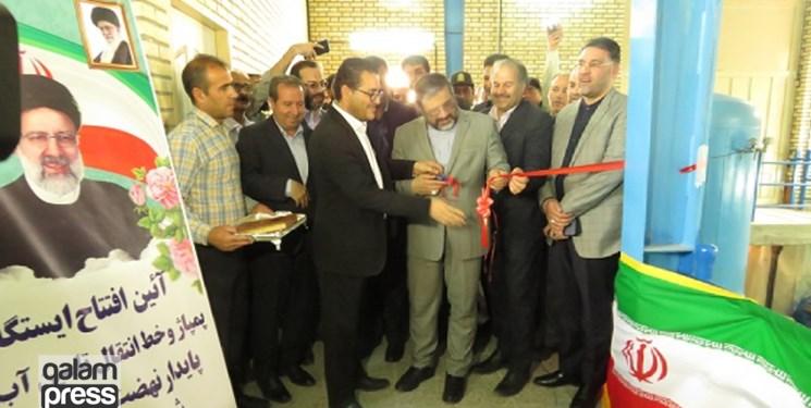 افتتاح طرح آبرسانی و تقویت شبکه آب شهر جدید سهند