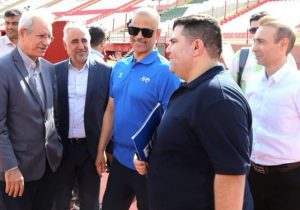 بازدید نماینده کنفدراسیون فوتبال آسیا از ورزشگاه یادگار امام