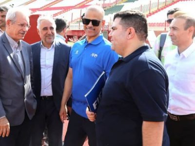 بازدید نماینده کنفدراسیون فوتبال آسیا از ورزشگاه یادگار امام