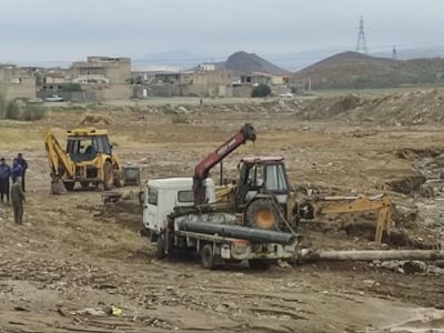 خسارت ۲۰ میلیاردی سیل به شبکه آب و فاضلاب اهر