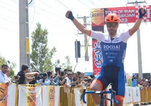 دوچرخه سوار آلمانی قهرمانی مرحله دوم تور دوچرخه سواری ایران –آذربایجان