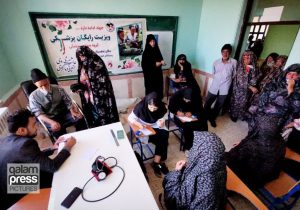 برگزاری ویزیت رایگان پزشکی در دهستان جوشین شهرستان ورزقان