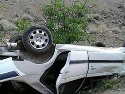 واژگونی آردی در محور سه راهی اهر با یک کشته و ۳ مصدوم