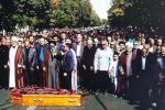 تشییع باشکوه پدر ۳ شهید دفاع مقدس در تبریز
