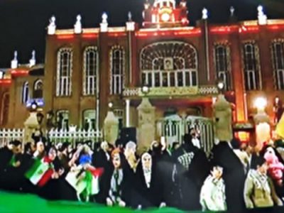 شادی و حماسه تاریخی تبریزیها در حمایت از جبهه مقاومت+ فیلم