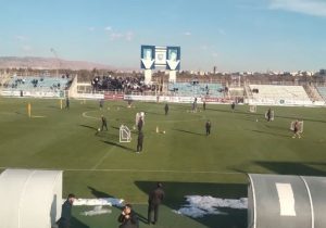 تمرین تیم تراکتور با حضور تماشاگران
