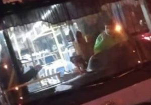حادثه برای اتوبوس هواداران تراکتور در تبریز