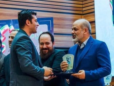 تجلیل وزیر کشور از رئیس هیات بدنسازی و پرورش اندام آذربایجانشرقی