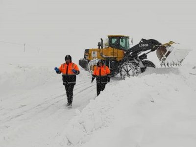 ۷ ساعت دلهره انتقال مصدوم برق گرفتگی در برف و کولاک
