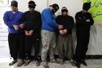 دستگیری ۵ اراذل و اوباش در عملیات ضربتی پلیس میانه