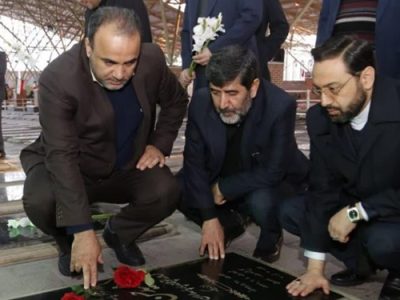 تجدید میثاق استاندار جدید آذربایجان شرقی با شهدا