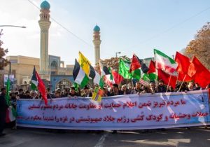 فریاد خشم مردم تبریز در راهپیمایی  «جمعه خشم»