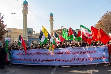 فریاد خشم مردم تبریز در راهپیمایی  «جمعه خشم»