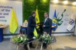 مبادله تفاهم نامه همکاری بین گروه اقتصادی وسرمایه گذاری حامی و شرکت آب وفاضلاب استان در محل برگزاری ششمین نمایشگاه توانمندیهای صادراتی جمهوری اسلامی ایران(Iran expo )