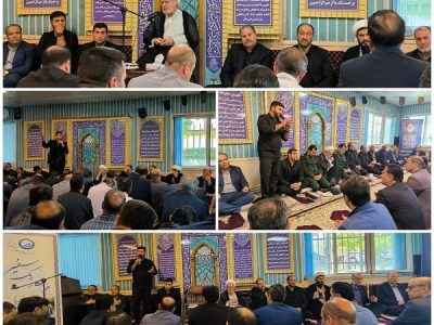 برگزاری مراسم شهدای خدمت در آبفای آذربایجان شرقی