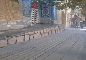 مناسب سازی ضلع شمالی و جنوبی خیابان آیت الله گرگری با اعتباری بالغ بر ۲۰ میلیارد ریال