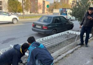آغاز عملیات احداث ۹ ایستگاه اتوبوس در شهرک اندیشه و آخماقیه