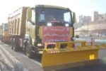 آماده‌باش ۲۵ دستگاه ماشین‌آلات برف‌روبی و محلول پاشی برای زمستان در منطقه ۵ تبریز