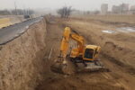 تداوم عملیات اجرایی احداث دوربرگردان در خیابان دوکمال/ ۳ هزار متر مکعب خاکبرداری و پِی کنی انجام شده است