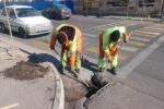 پاکسازی و لایروبی تمامی جوبها و کانالهای مسیر خیابان بعثت فرهنگیان