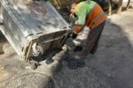 تعمیر باکس های زباله معیوب در سطح حوزه شهرداری منطقه ۳