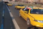 رژه تاکسی های تبریز بمناسبت سالگرد پیروزی انقلاب اسلامی ایران