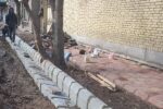 اجرای سنگفرش پیادهرو های خیابان شهید غلامی (تپلی باغ)