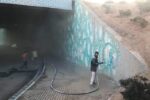 رنگآمیزی و امحای آلودگی های بصری شرق تبریز