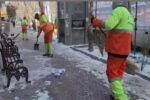 پاکسازی مقابل مساجد سطح منطقه در قالب طرح استقبال از ماه مبارک رمضان
