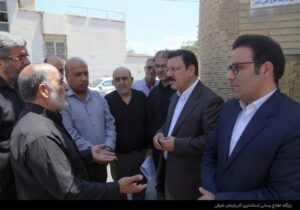 بازدید معاون استاندار از محله سنجران تبریز و تاکید بر ساماندهی فوری