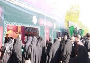 برپایی موکب پذیرایی از شرکت کنندگان پیاده روی جاماندگان اربعین حسینی