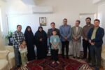 دیدار مدیرعامل شرکت عمران و توسعه آذربایجان با خانواده شهید سرافراز "محمدرضا امیرخانی"